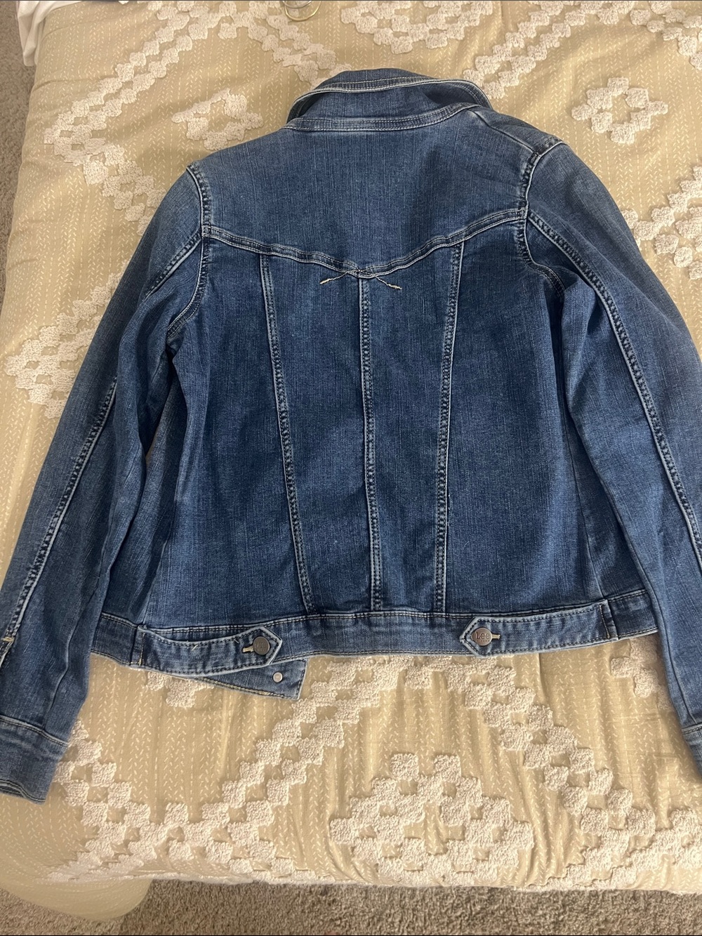 Lee Blue Washed Denim Jacket - Picture 4 of 4